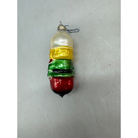 Vintage Glass Nutcracker Soldier Christmas Ornaments Set Of 4 READ - Picture 4 of 10